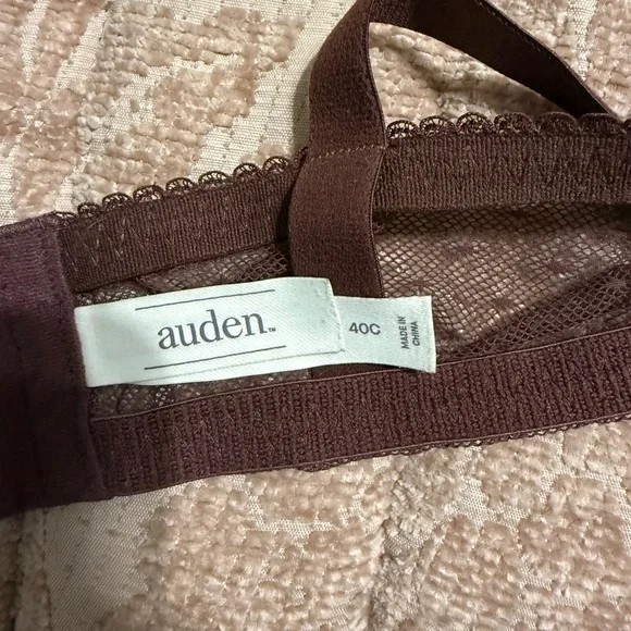 SOLD: Auden Unlined Balconette Bra Mauve 40C - Picture 9 of 9